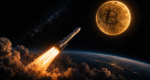 SpaceX e as reservas de bitcoin (BTC) (Imagem: ChatGPT)