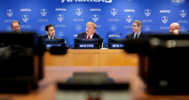 Trump promete “poderio militar sem igual” contra cartéis de drogas