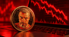 A memecoin Hunter Biden's Laptop (LAPTOP) de Hunter Biden, filho do ex-presidente dos Estados Unidos Joe Biden (Imagem: ChtGPT)