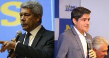 Jerônimo Rodrigues (PT) e ACM Neto (União)