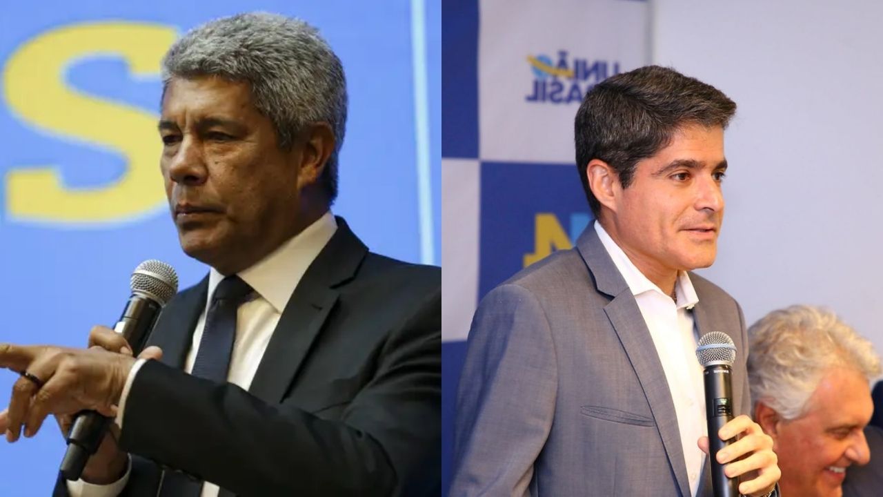 Jerônimo Rodrigues (PT) e ACM Neto (União)