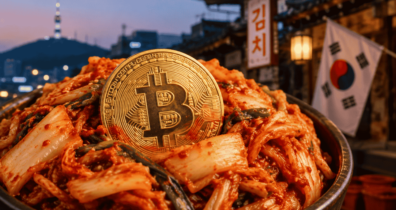 Kimchi Prize: Bitcoin (BTC) volta a ser negociado com desconto na Coreia do Sul (Imagem: ChatGPT)