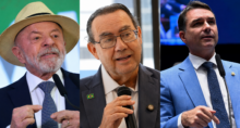 Futura/Apex: Lula tem 38,7%, Flávio Bolsonaro, 33,6%, e Augusto Cury 9,9% no primeiro turno