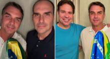 Flávio Bolsonaro Carlos Bolsonaro Alexandre Ramagem